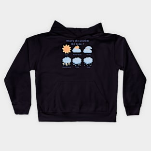 The sun and cloud Kids Hoodie